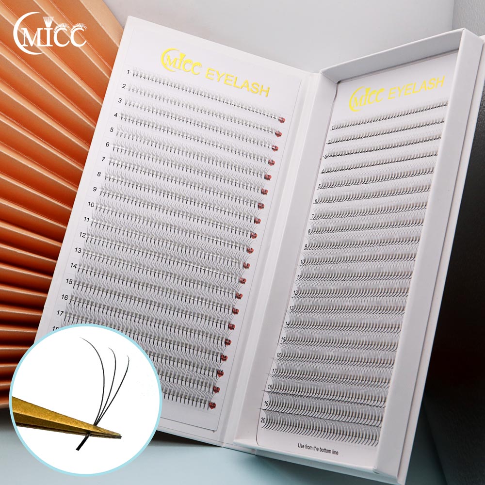 Eyelash Extension Russian - 40 lignes 2D 1600 ventilateurs 20D