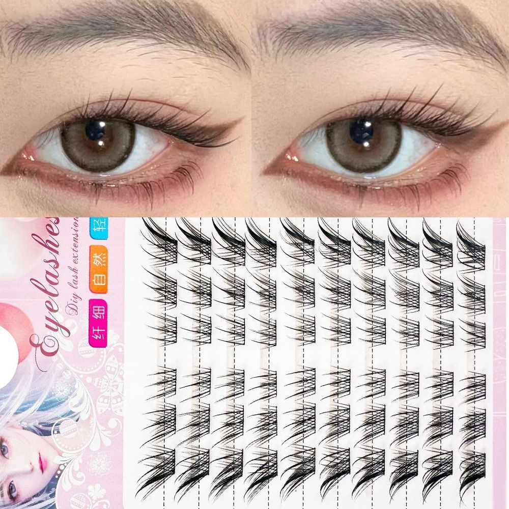 Eyelash Extension For Asian Eyes - 3D oeil de chat grappes cils