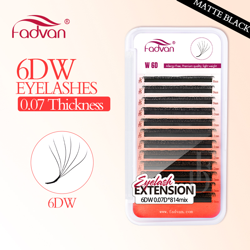 FADVAN réel 6D W cils 0.07 W f - Eyelash Extension For Asian Eyes avis et prix