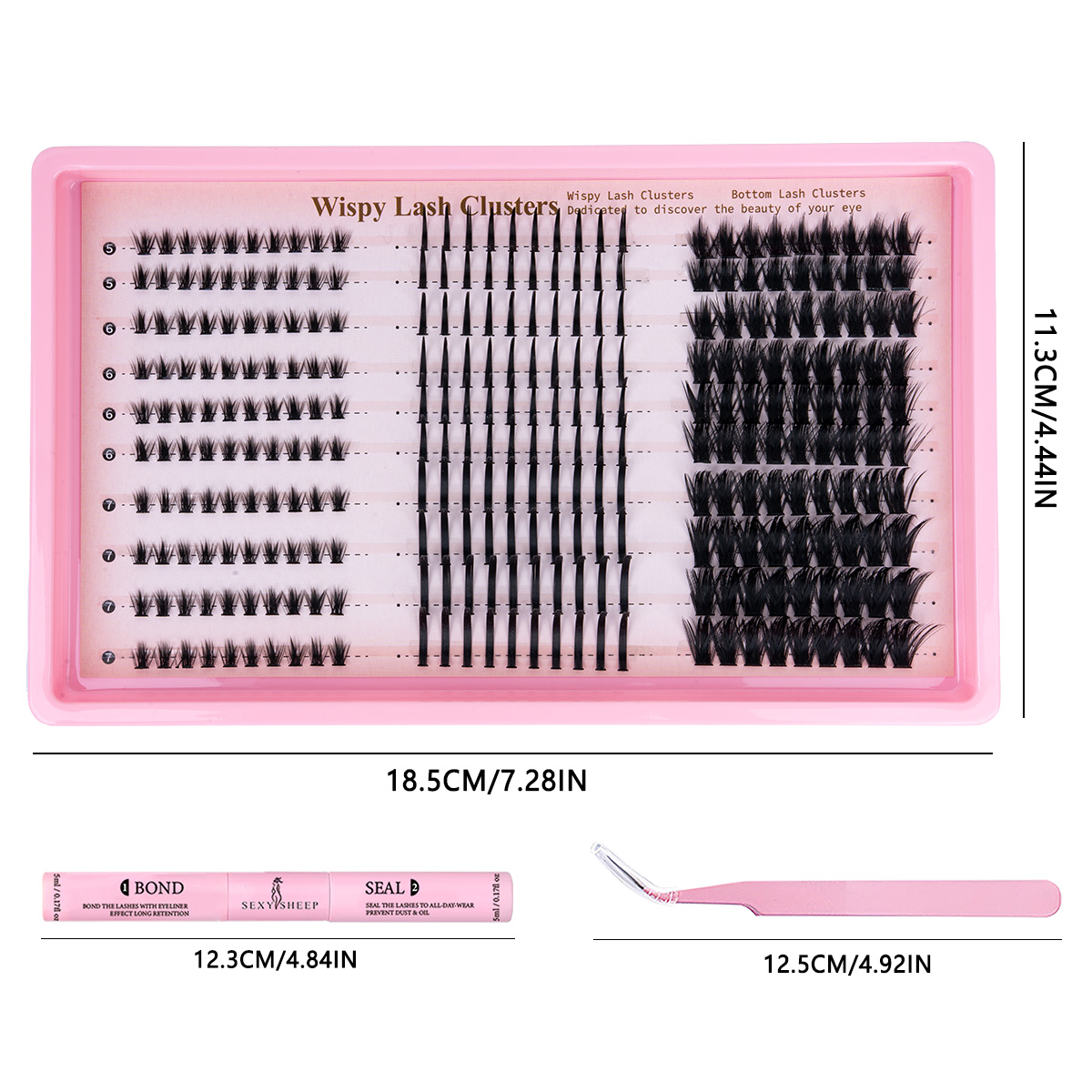 Kit de cils en grappes, extens - Eyelash Extension For Asian Eyes avis et prix