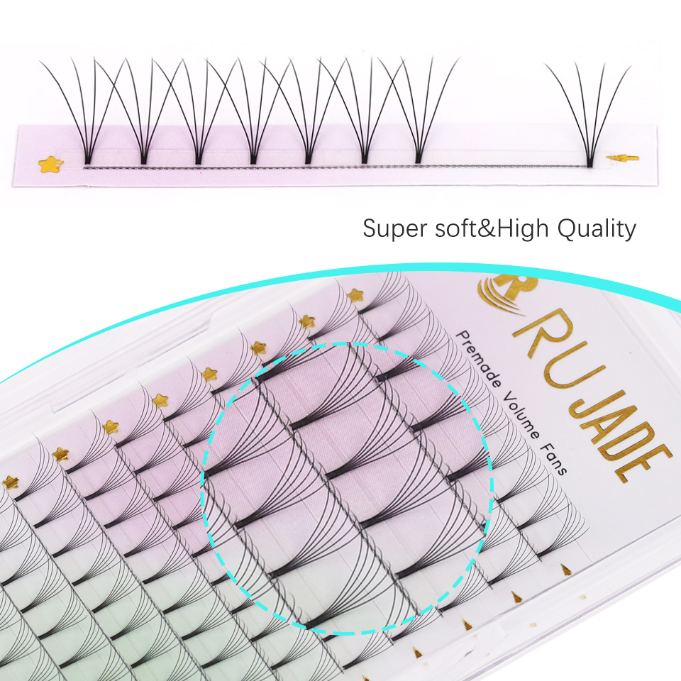 RUJADE tige courte 3D 4D 5D 6D - Eyelash Extension Russian avis et prix