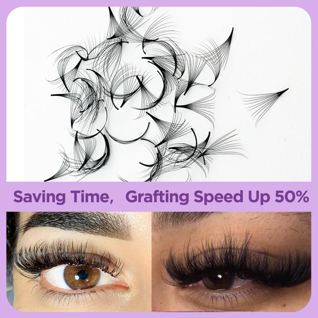 Tbestt préfabriqués Fans cils  - Eyelash Extension Russian avis et prix
